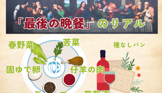 「最後の晩餐」のメニュー～ダ・ヴィンチではなくイエスたちが食べたであろうプレート